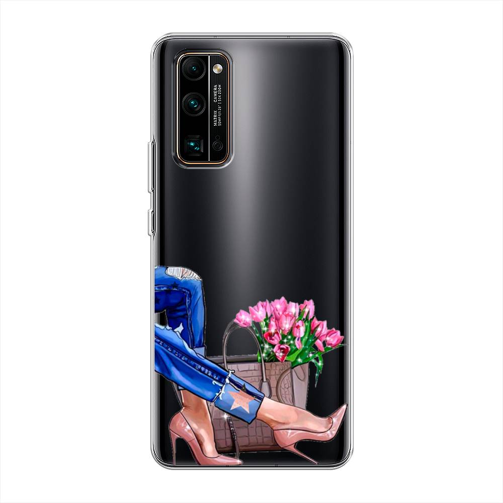 

Чехол Awog на Honor 30 Pro Plus "Каблучки", Голубой;коричневый;розовый, 612250-7