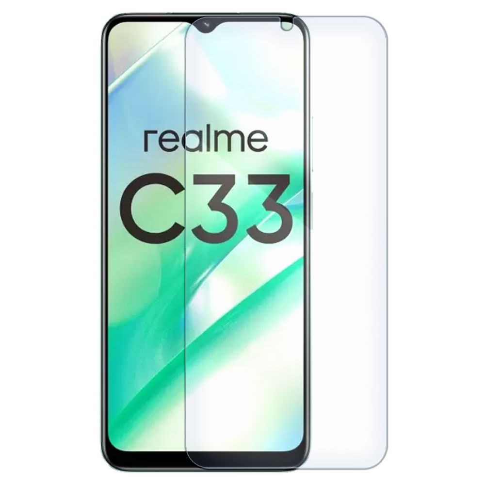 

Стекло защитное гибридное Krutoff для Realme C33
