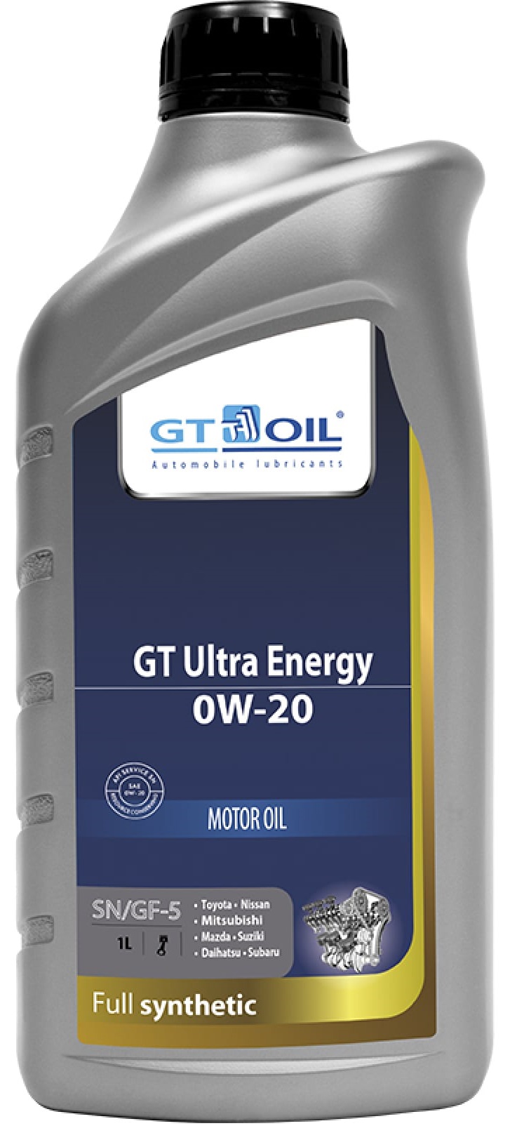 Моторное масло GT OIL синтетическое Gt Ultra Energy 0W20 Api Sn Ilsac Gf5 1л