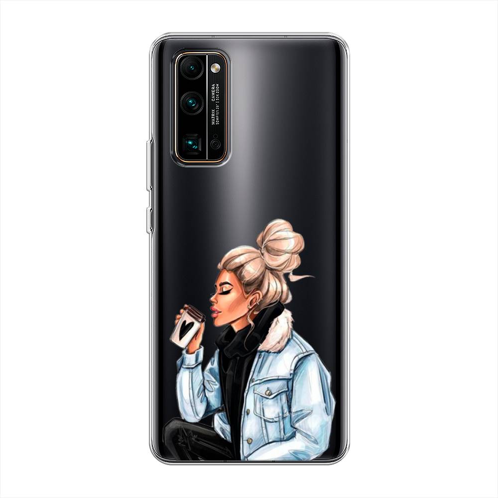 

Чехол Awog на Honor 30 Pro Plus "Cute girl", Коричневый;бежевый, 612250-7