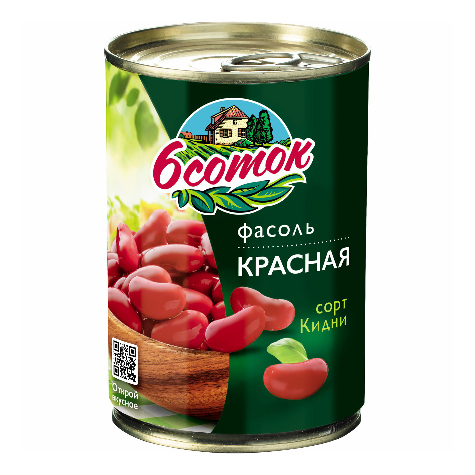 

Фасоль 6 соток красная 400 г