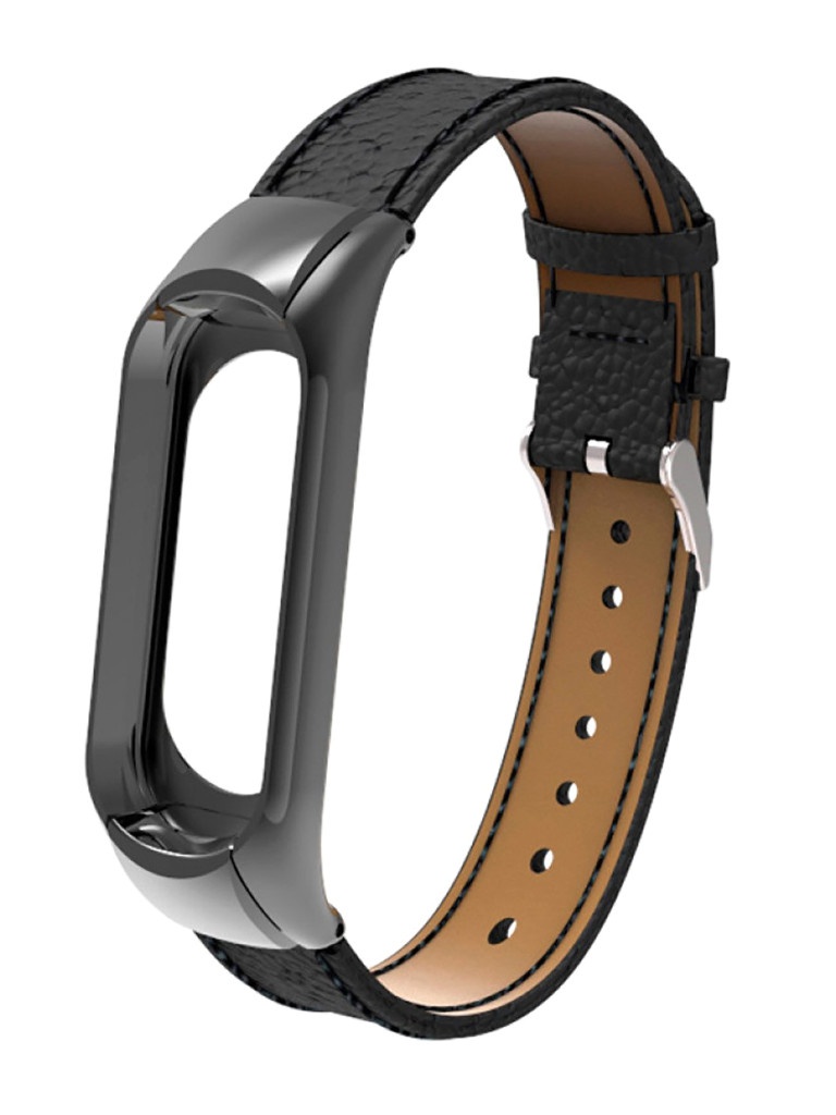 

Ремешок Activ для Xiaomi Mi Band 5 Leather Black 117550, 117550