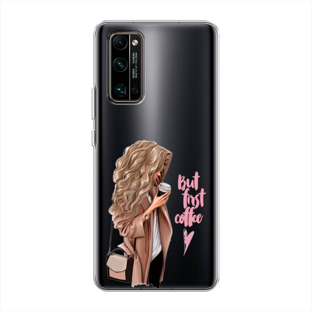 

Чехол Awog "Девушка с кофе" для Honor 30 Pro Plus