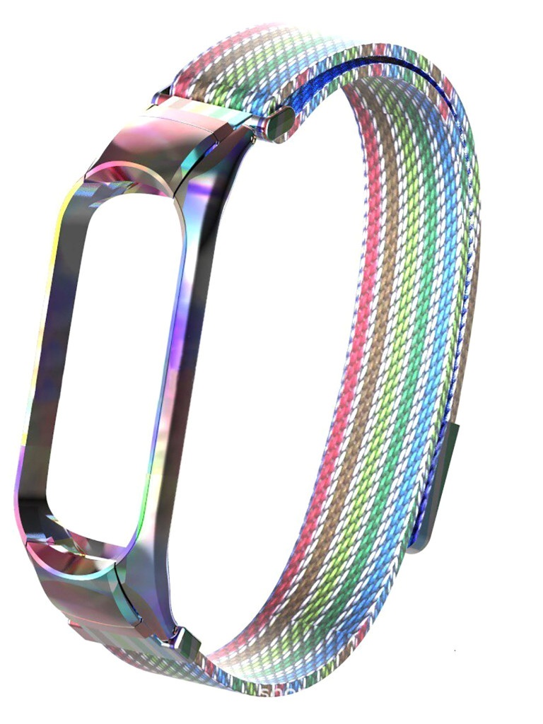 

Ремешок Activ для Xiaomi Mi Band 5 Metal Mesh Strap Rainbow 117557, 117557