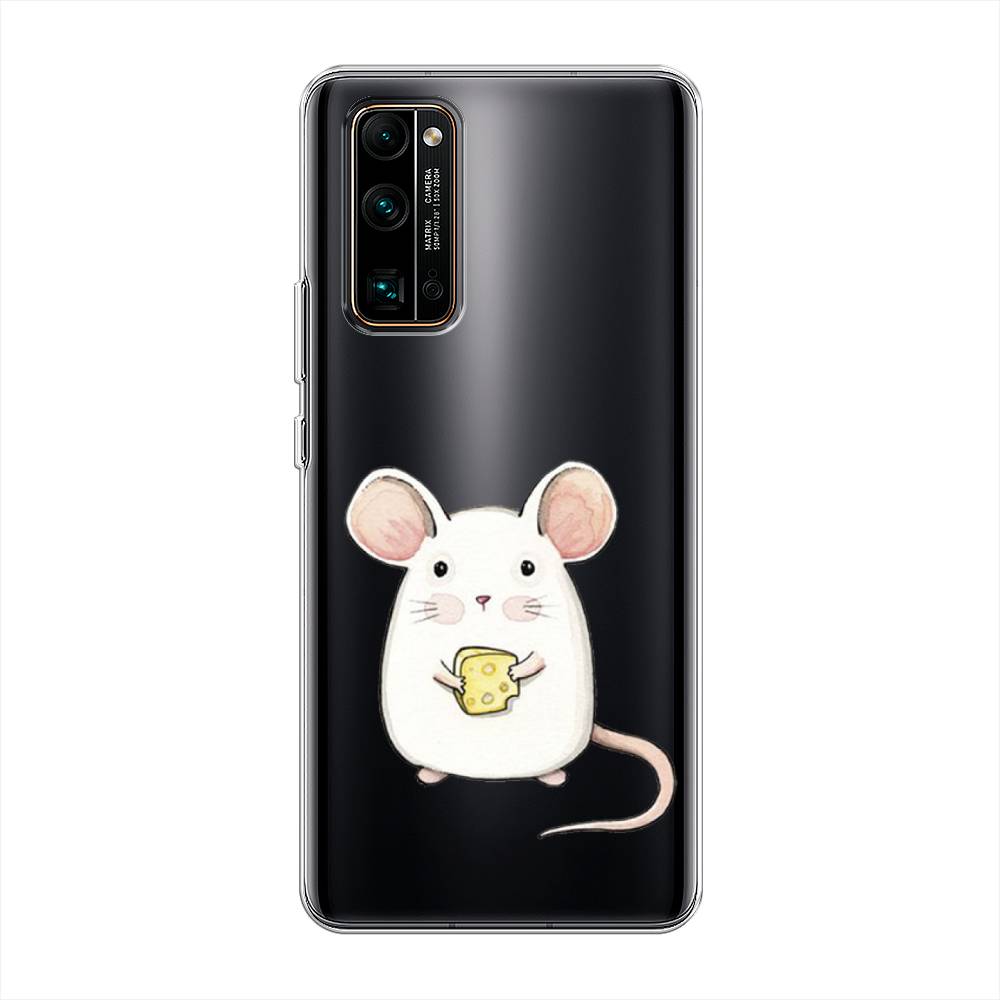 

Чехол Awog на Honor 30 Pro Plus "Мышка", Белый;розовый;прозрачный, 612250-1