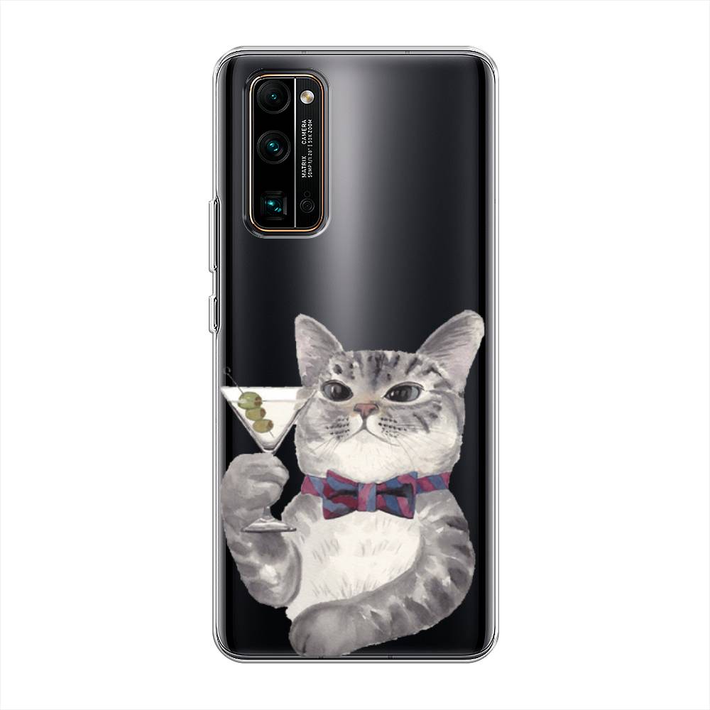 

Чехол Awog "Кот джентльмен" для Honor 30 Pro Plus