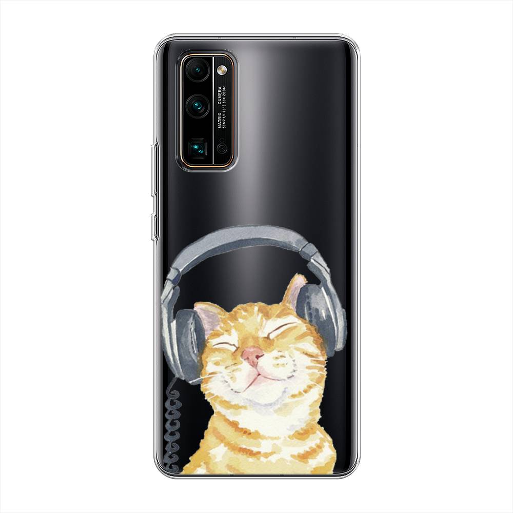 

Чехол Awog "Кот меломан" для Honor 30 Pro Plus