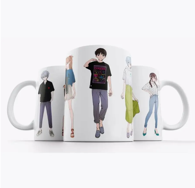 

Кружка Аниме Евангелион все вместе