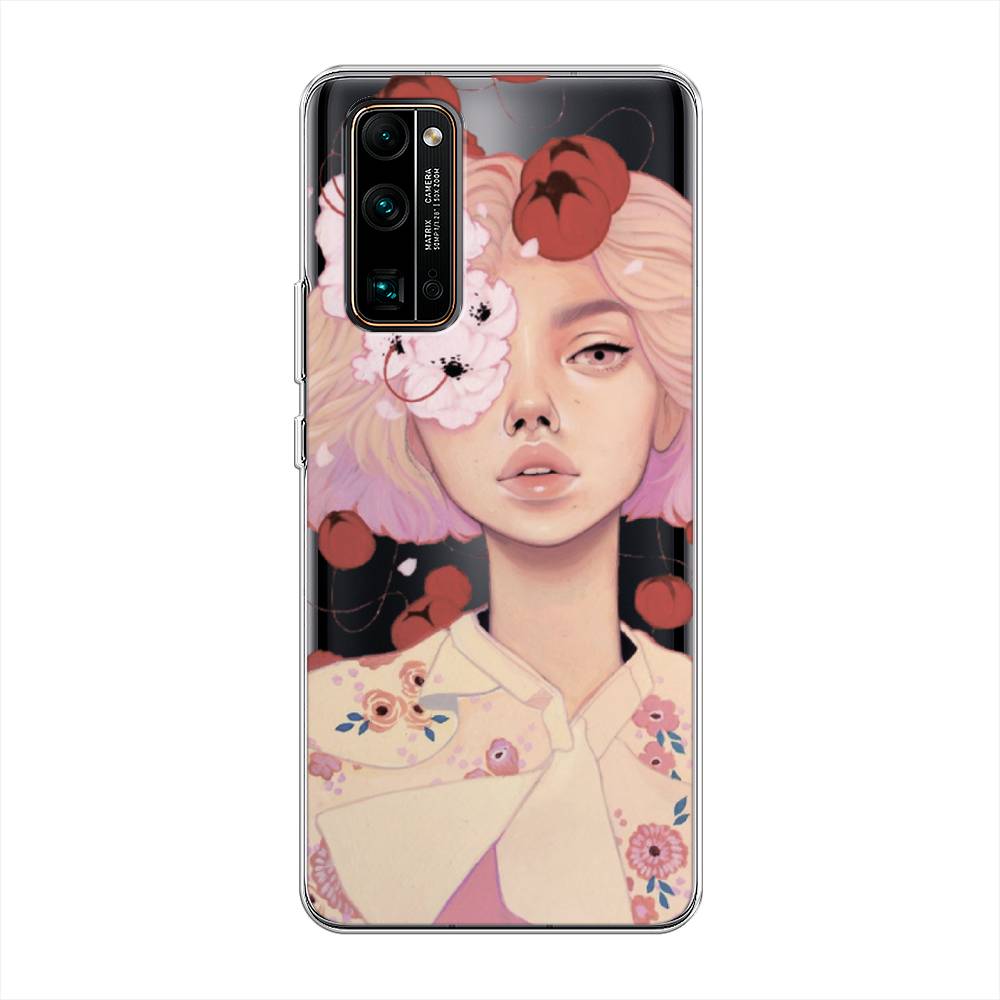 

Чехол Awog на Honor 30 Pro Plus "Цветочная анархия", Бежевый;розовый;красный, 612250-7