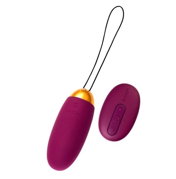 Фиолетовое виброяйцо Elva с пультом ДУ