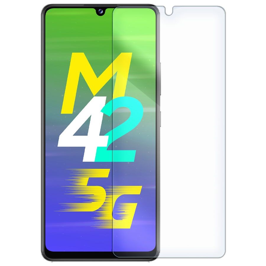 

Стекло защитное гибридное Krutoff для Samsung Galaxy M42