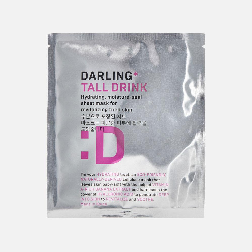 

Маска для лица Darling тканевая, глубокое увлажнение и восстановление, 1 шт.