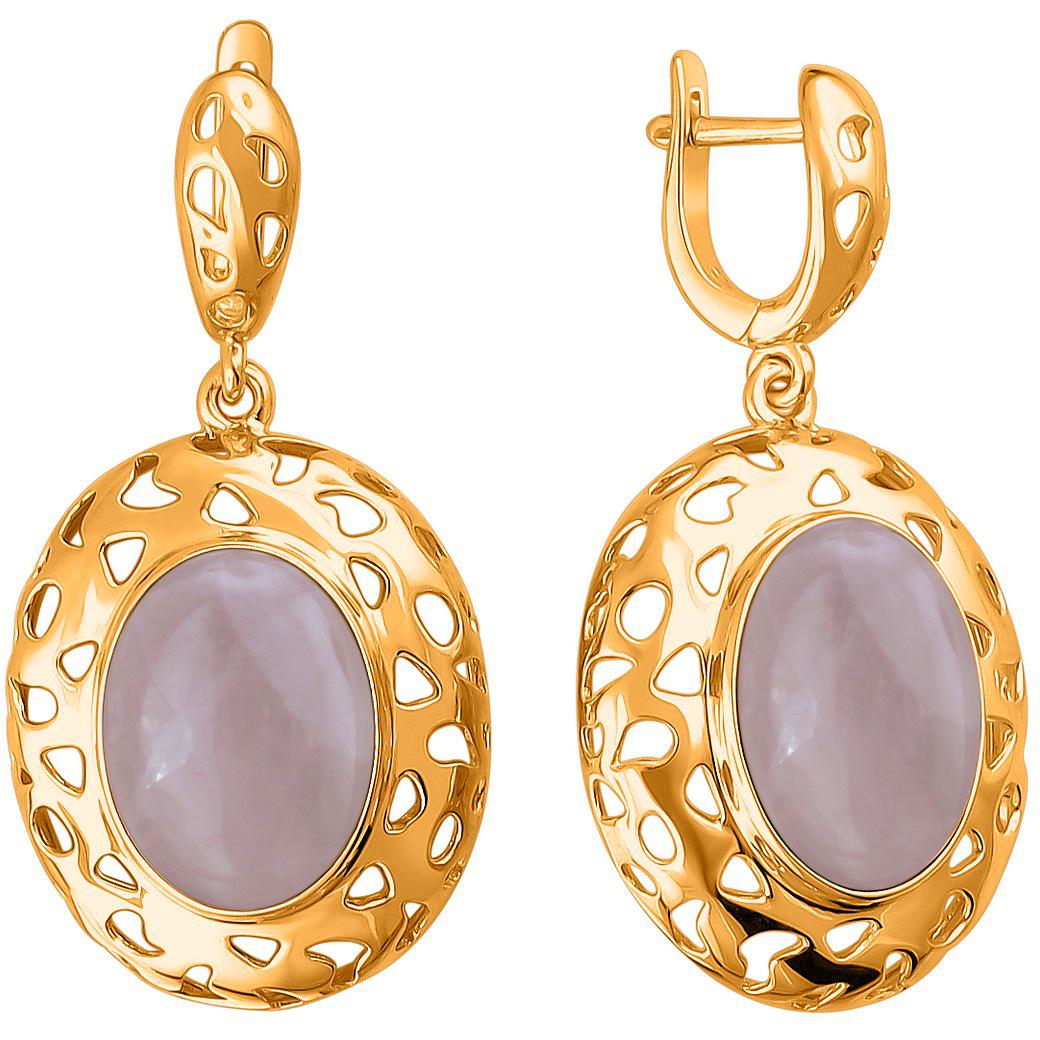 

Серьги из серебра с кварцем Эстет С15С351494П, С15С351494П