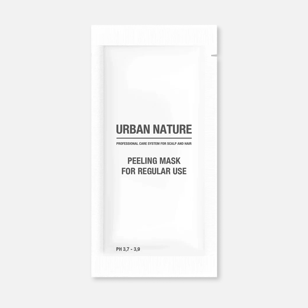 фото Маска-пилинг urban nature для очищения кожи головы и волос, саше, 10 мл