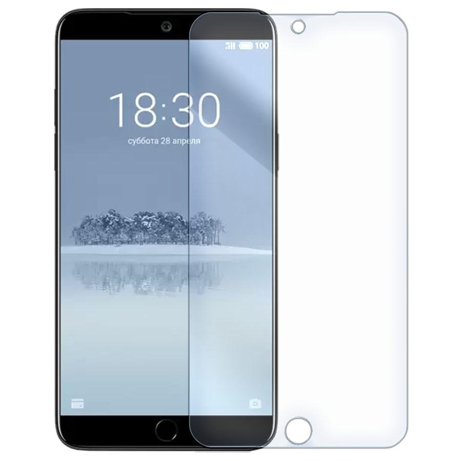 

Стекло защитное гибридное Krutoff для Meizu 15