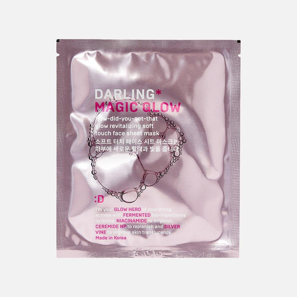 

Маска для лица Darling тканевая, освежающая, с эффектом сияния, 1 шт.