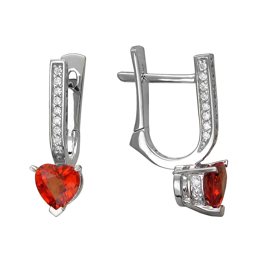 

Серьги из белого золота с бриллиантом Эстет 01С6212971-1, 01С6212971-1