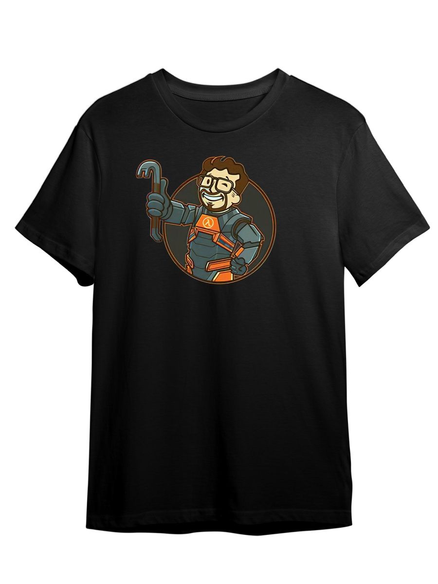 

Футболка унисекс СувенирShop Half-Life/Гордон Фримен 3 черная S, Черный, "Half-Life/Гордон Фримен" 3
