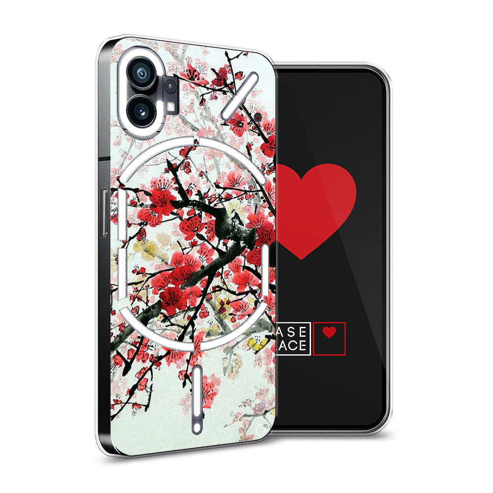 

Силиконовый чехол Awog "Сакура" для Nothing Phone 1, Разноцветный, 3300150-4