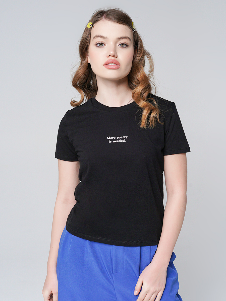 

Футболка женская ТВОЕ 92898 черная XL, 92898