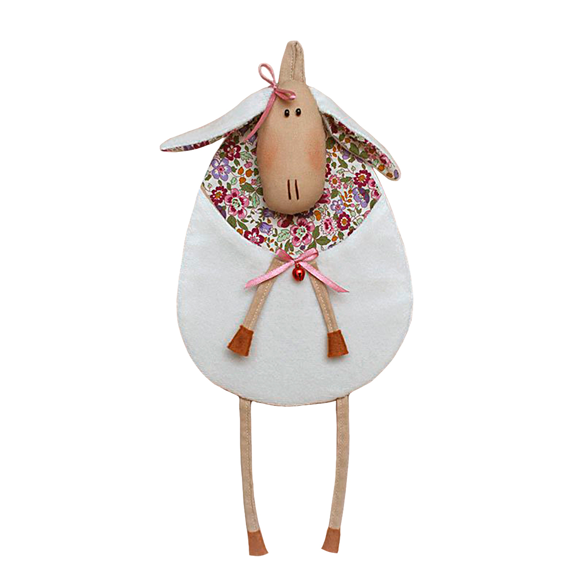 

Текстильные игрушки своими руками набор "SHEEP STORY" S001 Овечка-карман 34см