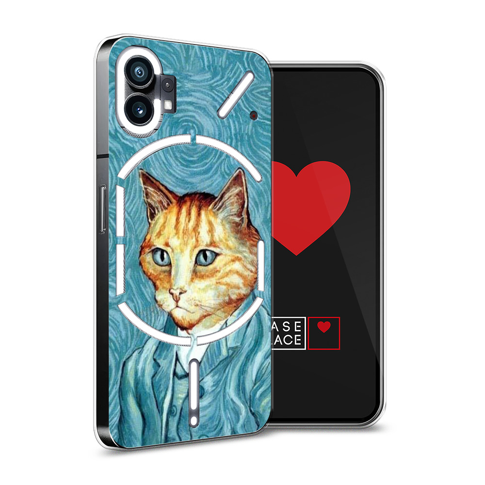 

Силиконовый чехол Awog "Кот Ван Гог" для Nothing Phone 1, Бирюзовый, 3300150-2