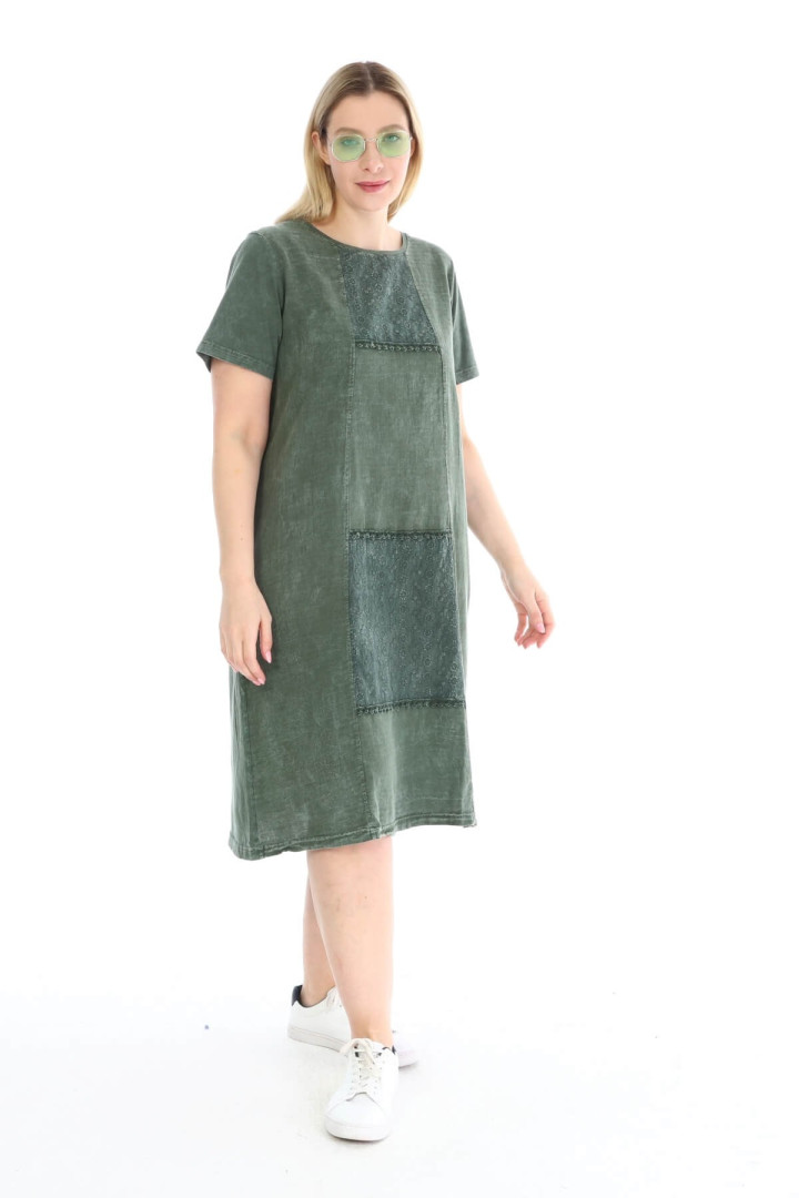

Платье женское Mooi XXL 1246 зеленое 42-44 EU, 1246