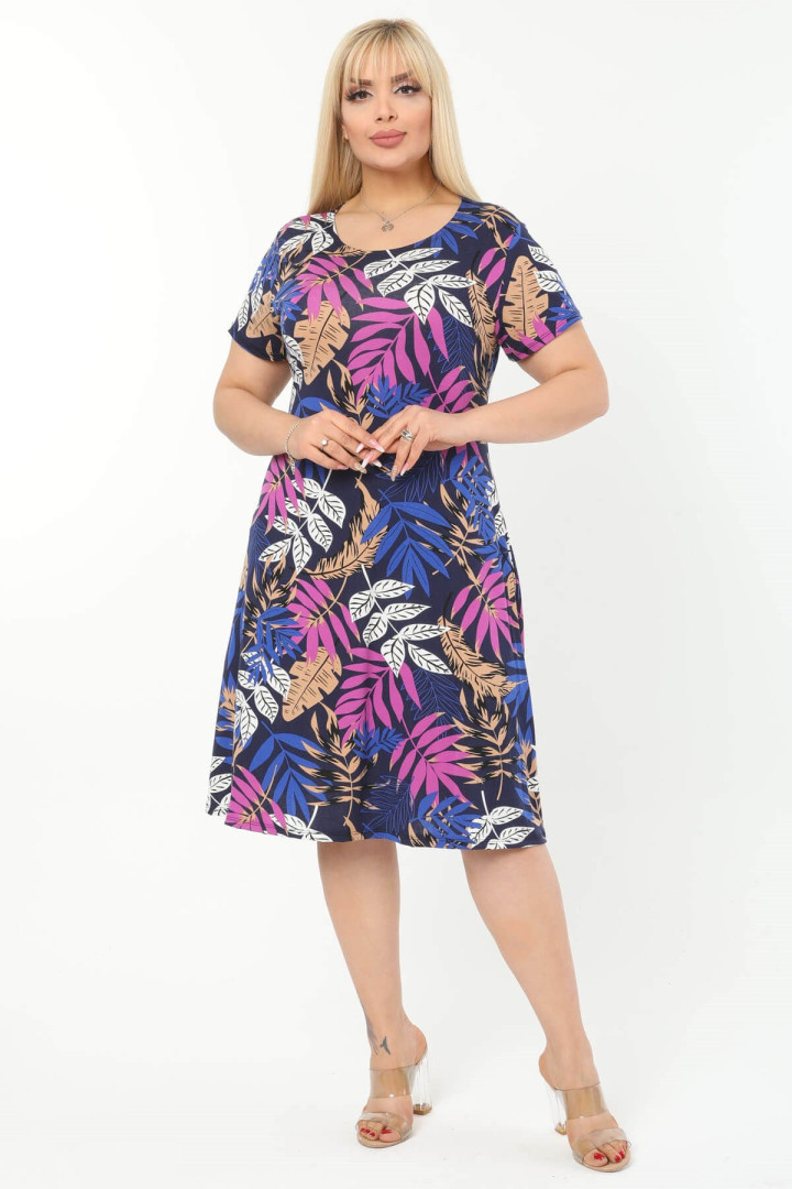 

Платье женское Mooi XXL 1239 фиолетовое 42-44, 1239