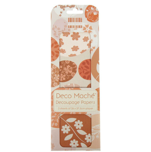 

QTM50 Бумага для декопатча 'Deco Mache' 26х37,5см*3 листа (FEXDEC038 Red Eggs)