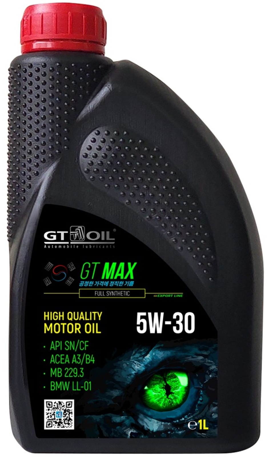Моторное масло GT OIL синтетическое Gt Max 5w30 Api Sn/Cf 1л