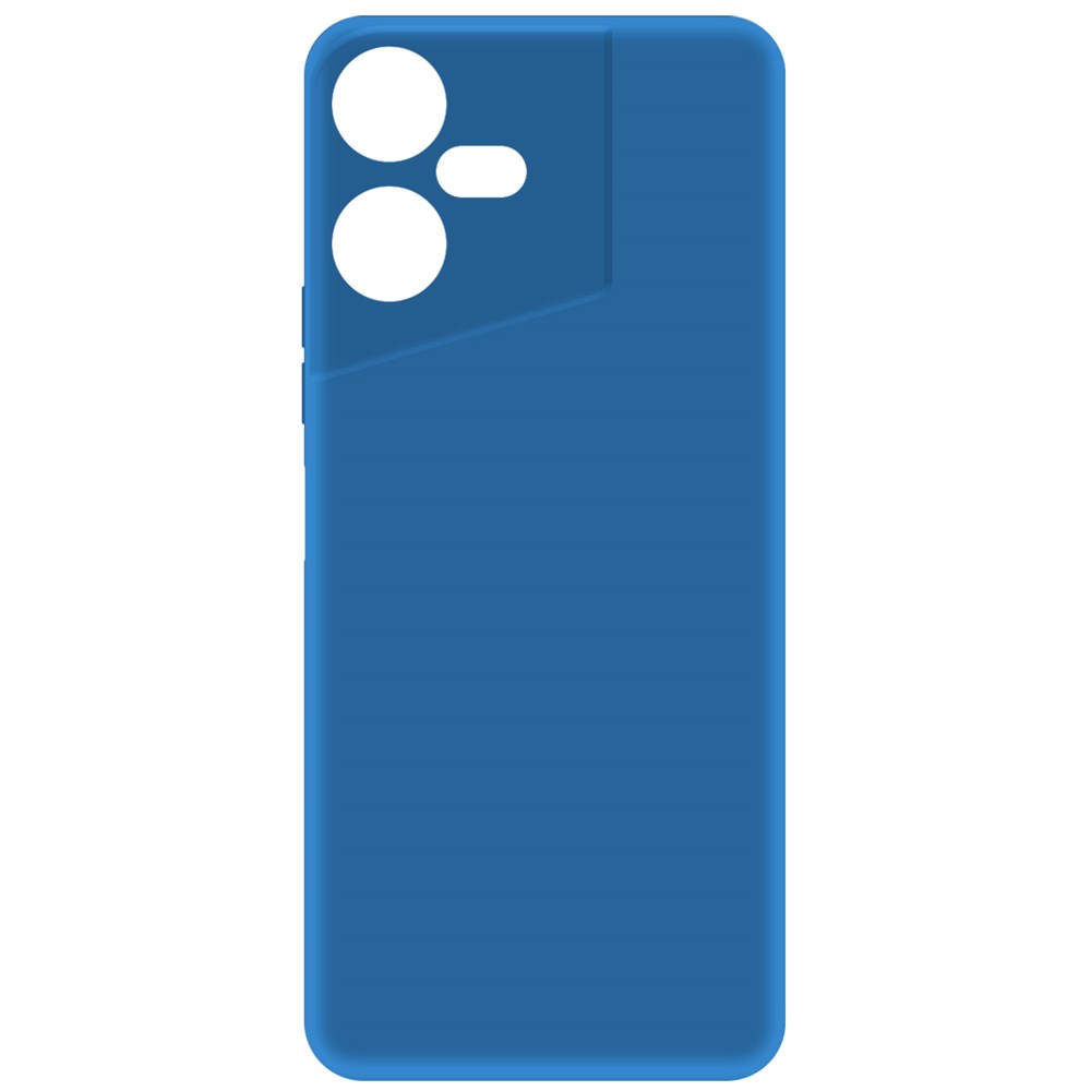 

Чехол-накладка Krutoff Silicone Case для Tecno Pova Neo 3 синий