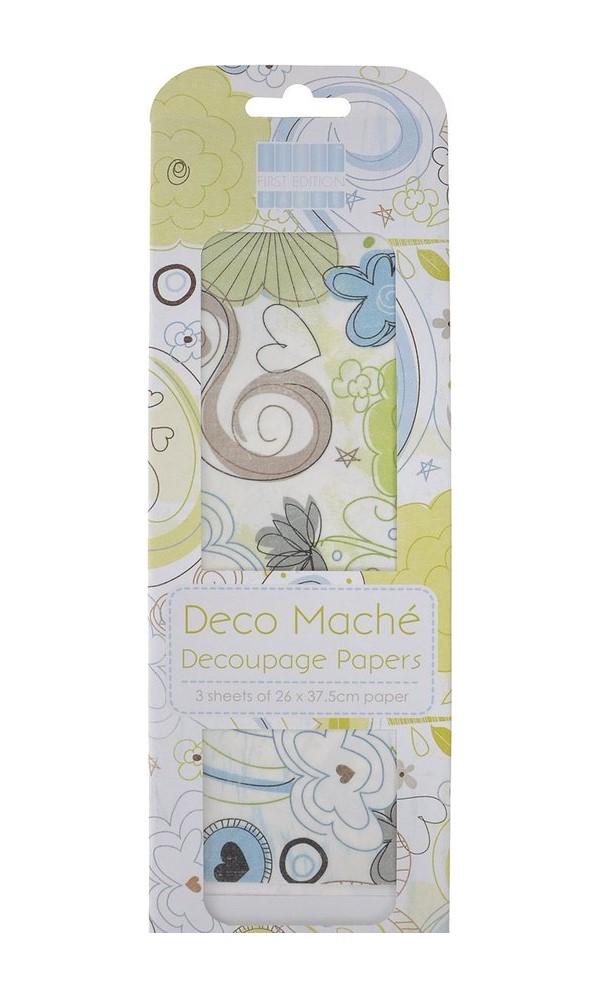 

Бумага для декопатча Deco Mache FEDEC048 ВЫСОКО ВЫСОКО И ДАЛЕКО Облака QTM50