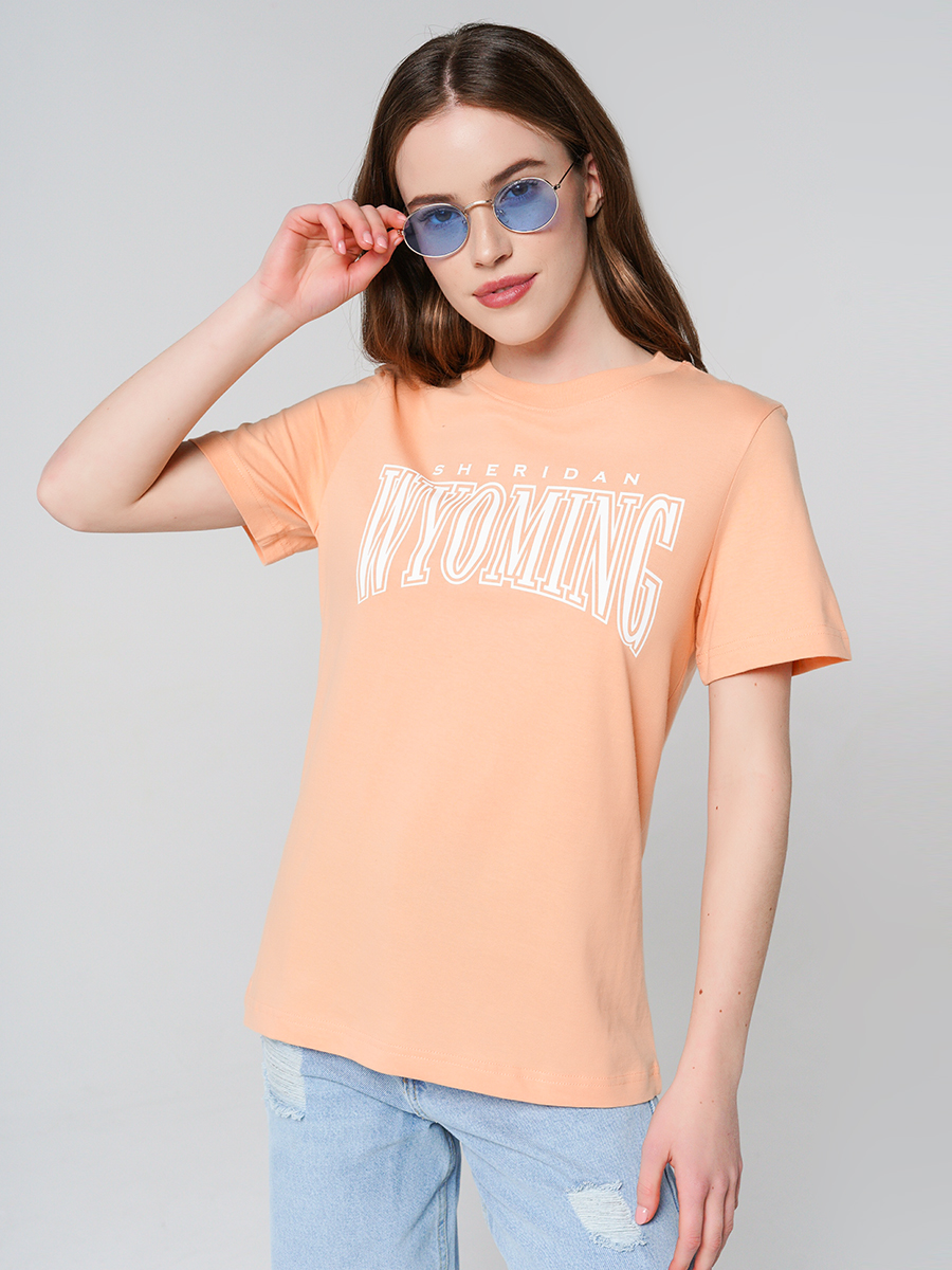

Футболка женская ТВОЕ 92959 оранжевая XL, 92959
