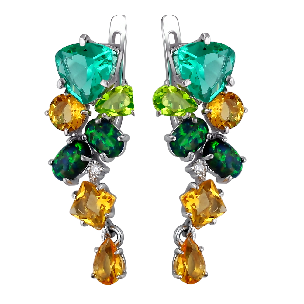 

Серьги из серебра с опалом Инталия 45С2521470, 45С2521470