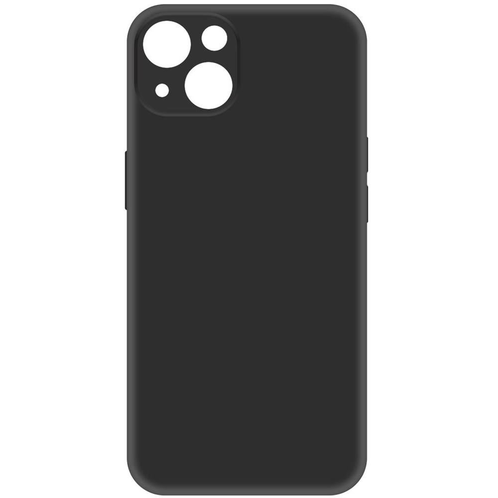 

Чехол-накладка Krutoff Silicone Case для iPhone 13 черный