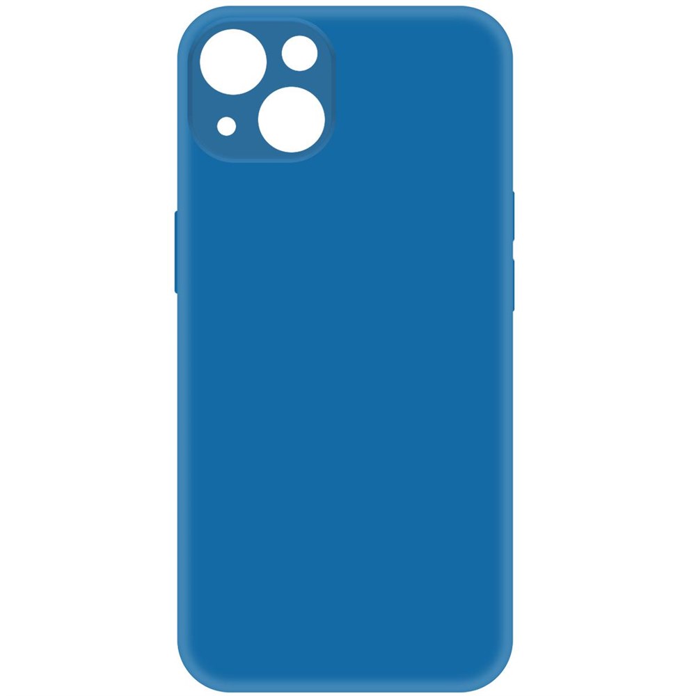 

Чехол-накладка Krutoff Silicone Case для iPhone 13 синий
