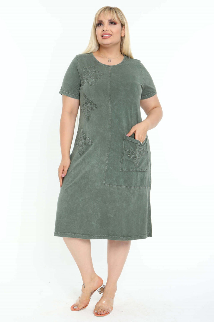 Платье женское Mooi XXL 923 зеленое 42-44 EU