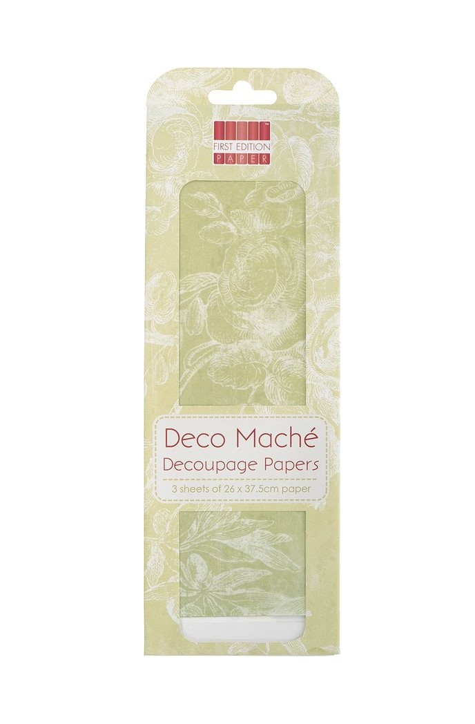 

Бумага для декопатча Deco Mache 26х37,5см*3 листа FEDEC028 РОЗОВЫЙ САД Розы из сажы QTM50