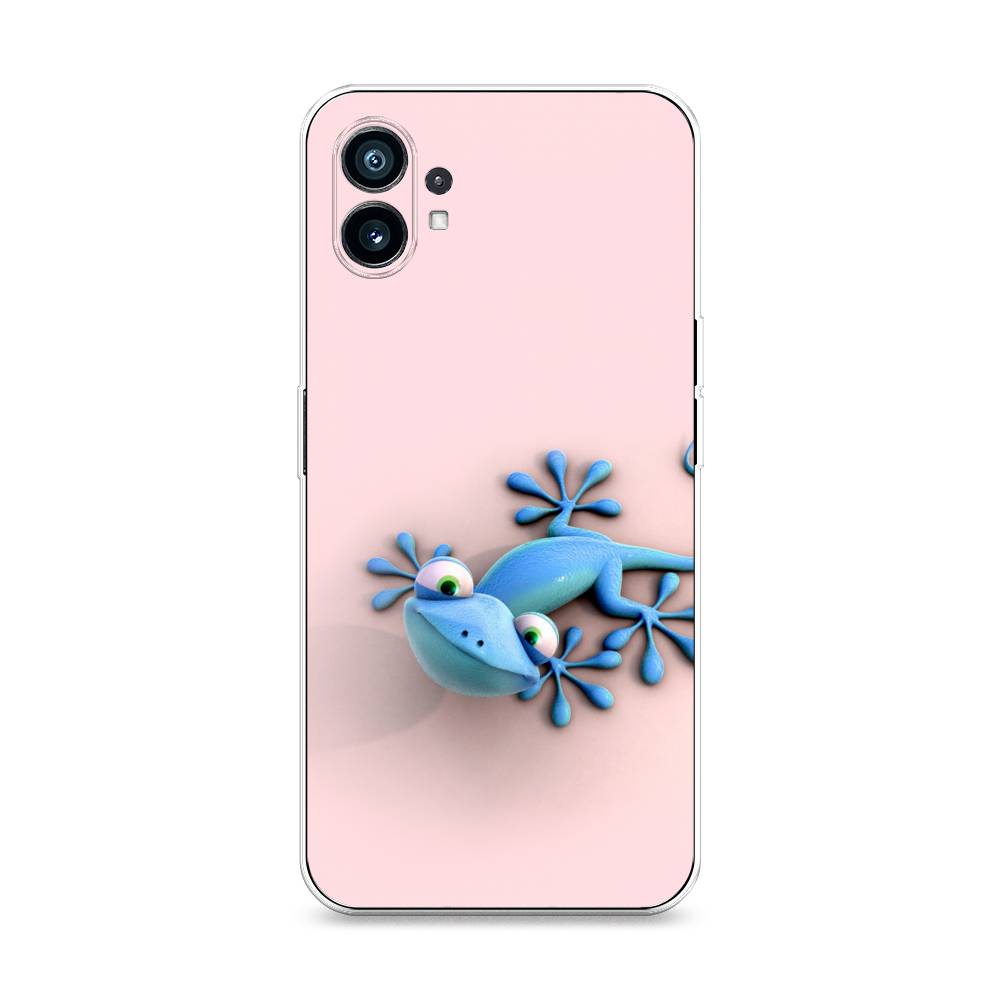 

Чехол Awog на Nothing Phone 1 "Голубая ящерка", 3300150-2