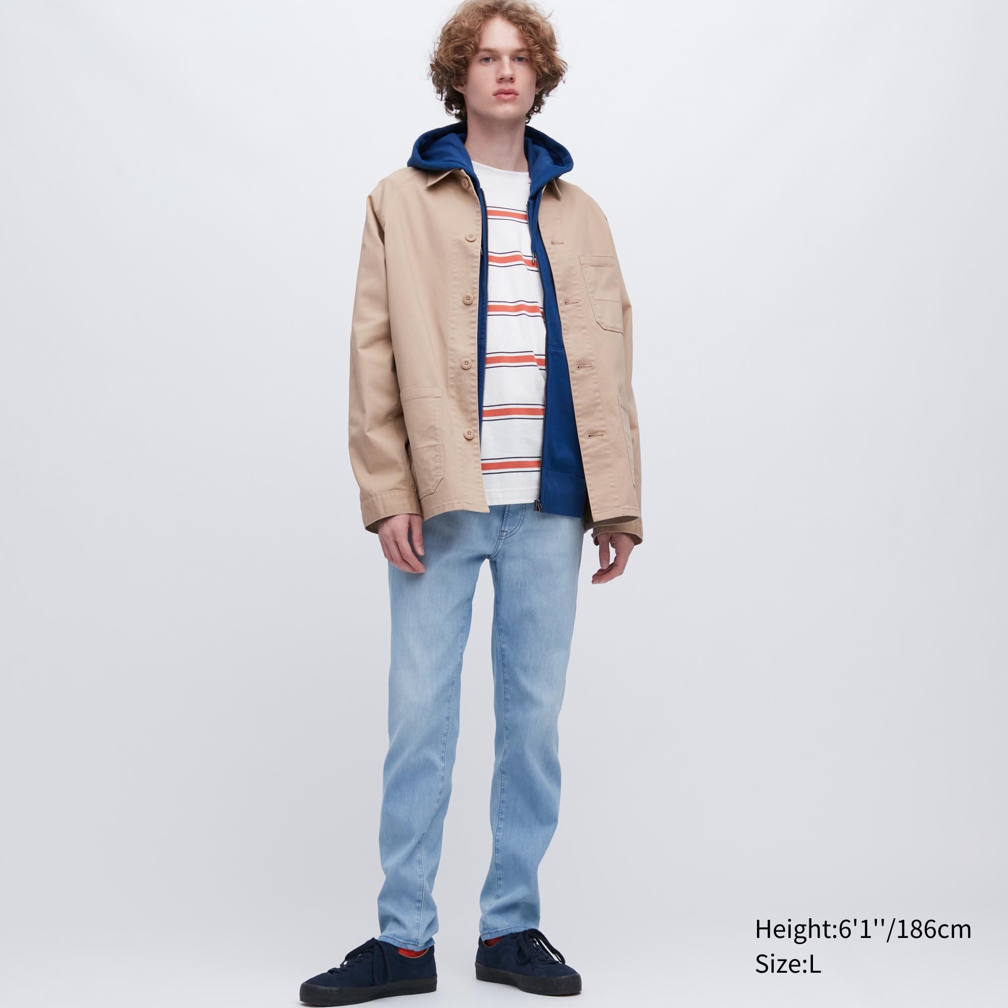 

Джинсы мужские UNIQLO 455476COL62 синие L (доставка из-за рубежа), Синий, 455476COL62