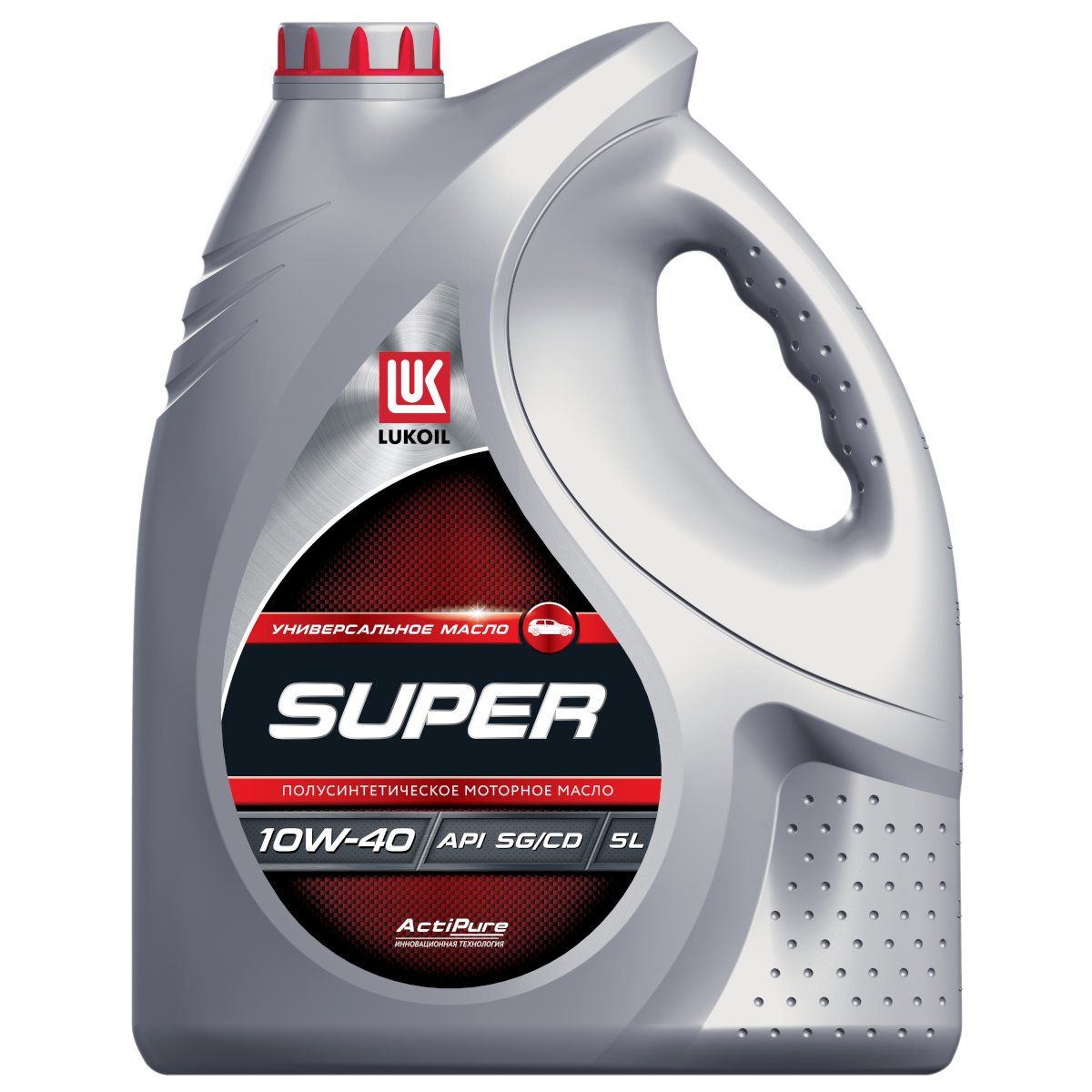 Моторное масло Lukoil полусинтетическое супер Api Sg/Cd 10W40 5л