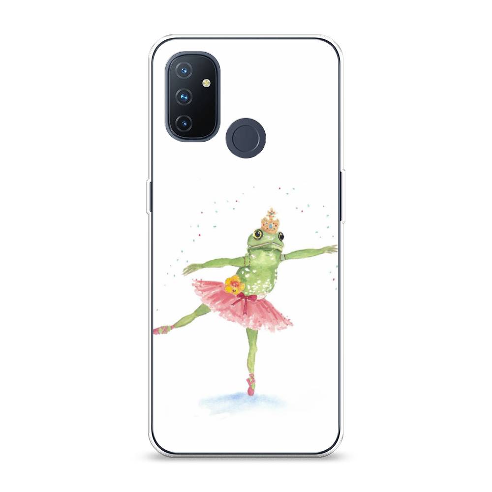 

Чехол на OnePlus Nord N100 "Лягушка-балерина", Зеленый, 152450-4