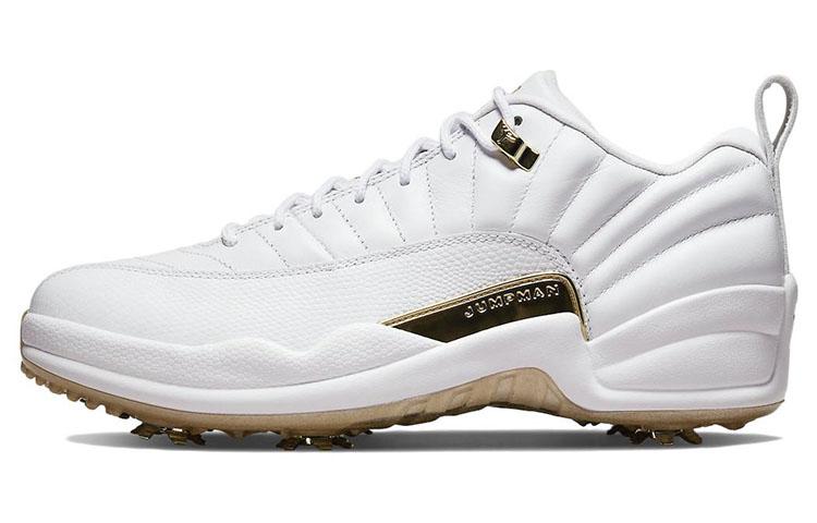 

Кроссовки унисекс Jordan Air Jordan 12 Low Golf NRG M22 Metallic Gold белые 44 EU, Белый, Air Jordan 12 Low Golf NRG M22 Metallic Gold