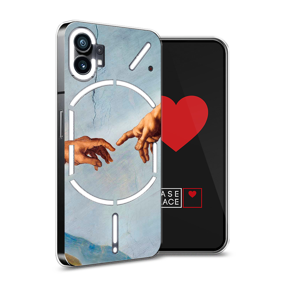 

Силиконовый чехол Awog "Сотворение Адама" для Nothing Phone 1, Разноцветный, 3300150-9