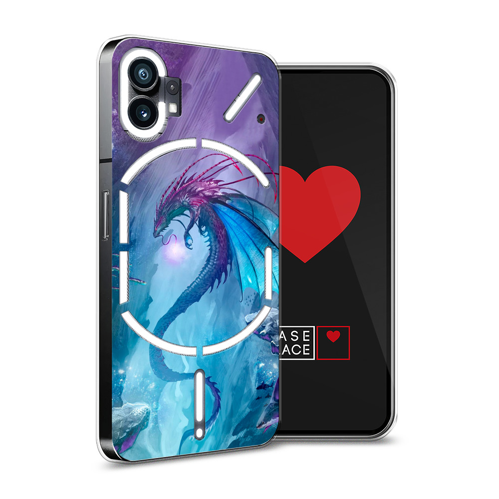 

Силиконовый чехол Awog "Водный дракон" для Nothing Phone 1, Разноцветный, 3300150-2