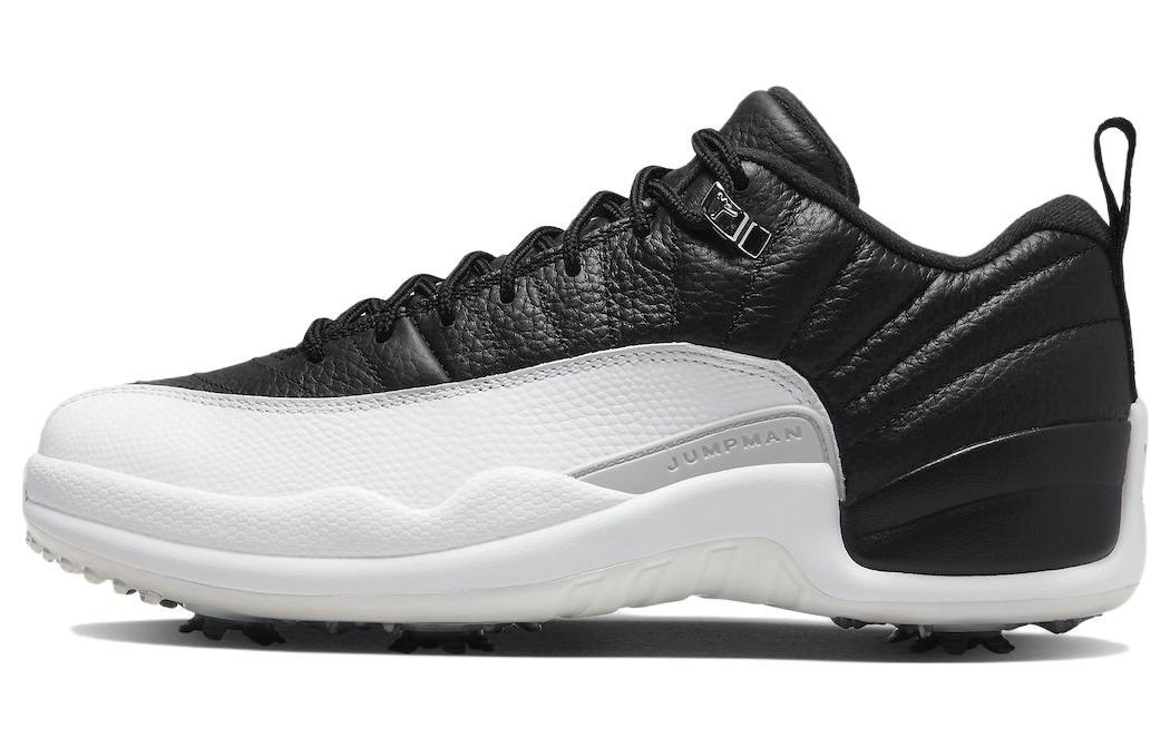 

Кроссовки унисекс Jordan Air Jordan 12 Low Golf Black and White черные 42 EU, Черный, Air Jordan 12 Low Golf Black and White