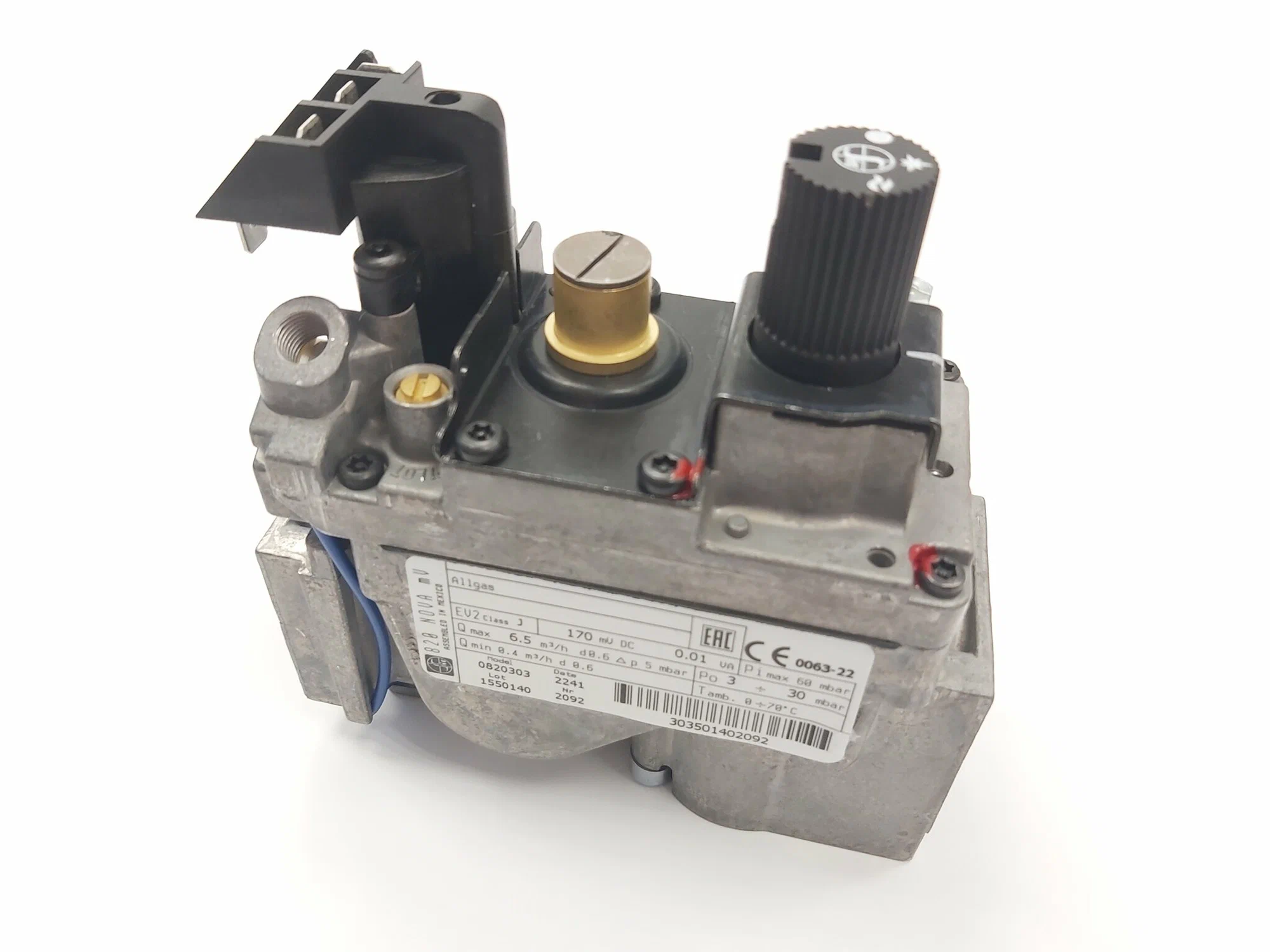 

Клапан газовый (Sit Nova 820) KOREA STAR Buran (арт. KS902820303)