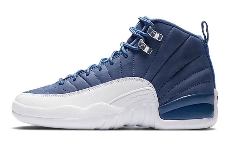 

Кроссовки унисекс Jordan Air Jordan 12 Indigo GS синие 39 EU, Синий, Air Jordan 12 Indigo GS