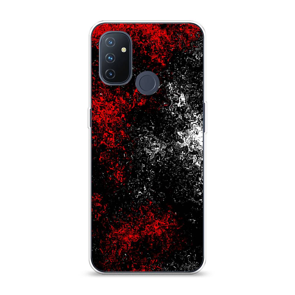 

Чехол на OnePlus Nord N100 "Монотипия", Красный;черный;белый, 152450-3