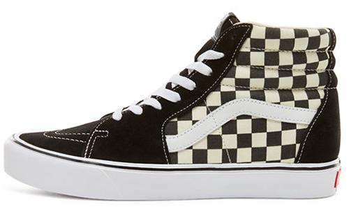 

Кеды унисекс Vans SK8 Lite Checkerboard черные 45 EU, Черный, SK8 Lite Checkerboard